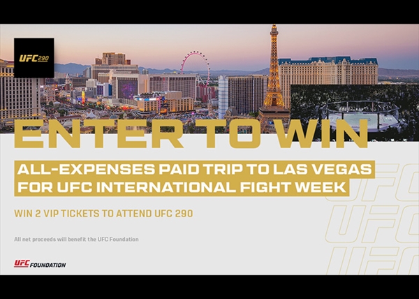 ENTER TO WIN AN ALL-EXPENSES VIP TRIP TO LAS VEGAS FOR INTERNATIONAL FIGHT WEEK!